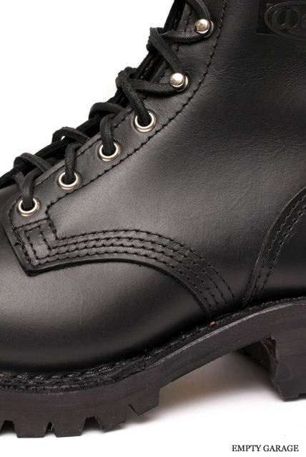［ウエスコ］ WESCO BOOTS PACKER BT 8""ALL BLKステッチ Bubble Toe Last