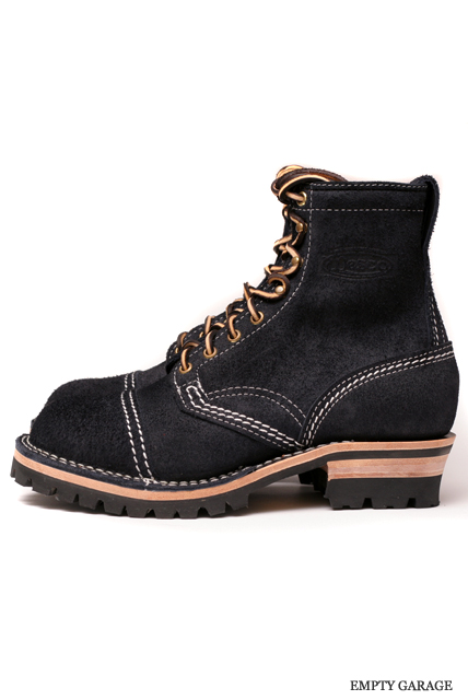 ［ウエスコ］ WESCO BOOTS JOBMASTER NAVY ROUGH OUT ALL.WHITE TOE CAP 