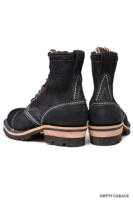 ［ウエスコ］ WESCO BOOTS JOBMASTER NAVY ROUGH OUT ALL.WHITE TOE CAP 