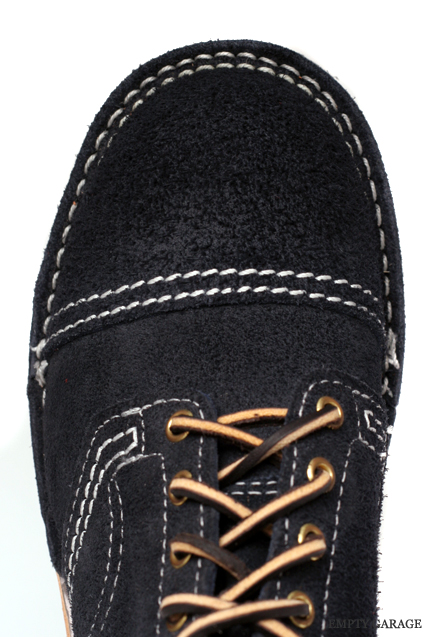 ［ウエスコ］ WESCO BOOTS JOBMASTER NAVY ROUGH OUT ALL.WHITE TOE CAP 