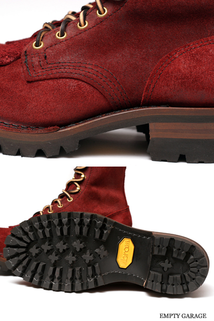 ［ウエスコ］ WESCO BOOTS PACKER BUG 8""ALL BLKステッチ Bubble Toe Last