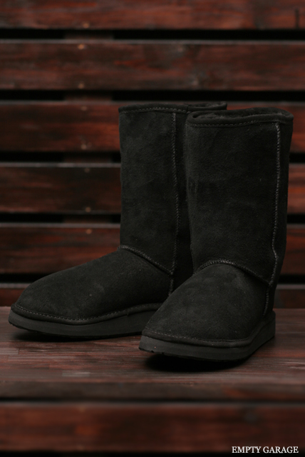 The Sandalman　シープスキンブーツ　SNUG BOOT " Birken sole"　Black 【2014年モデル】