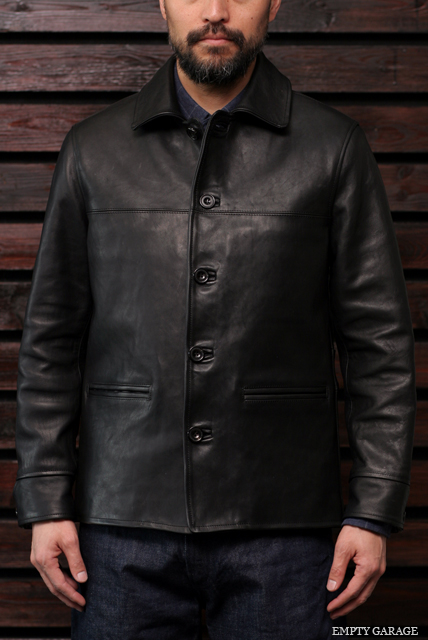 FindersKeepers　FK-CAR COAT　Horse Hide Black　カーコート　馬革　ホースハイド
