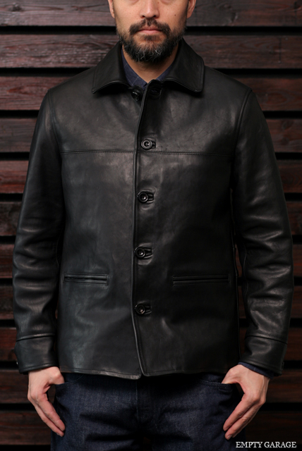 FindersKeepers　FK-CAR COAT　Horse Hide Black　カーコート　馬革　ホースハイド