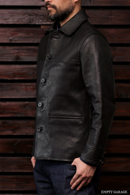FindersKeepers　FK-CAR COAT　Horse Hide Black　カーコート　馬革　ホースハイド