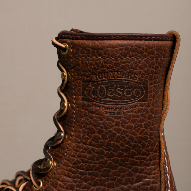 Wesco ジョブマスター　ブラウン レザー ワークブーツ ウエスコブーツ］ WESCO BOOTS JOBMASTER 日本限定バイソン