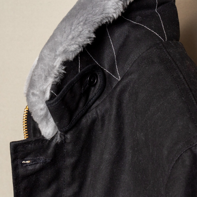 WESCO × DEHEN N-1 JACKET Black & Silver Sheep Skin Mouton ［ウエスコ］