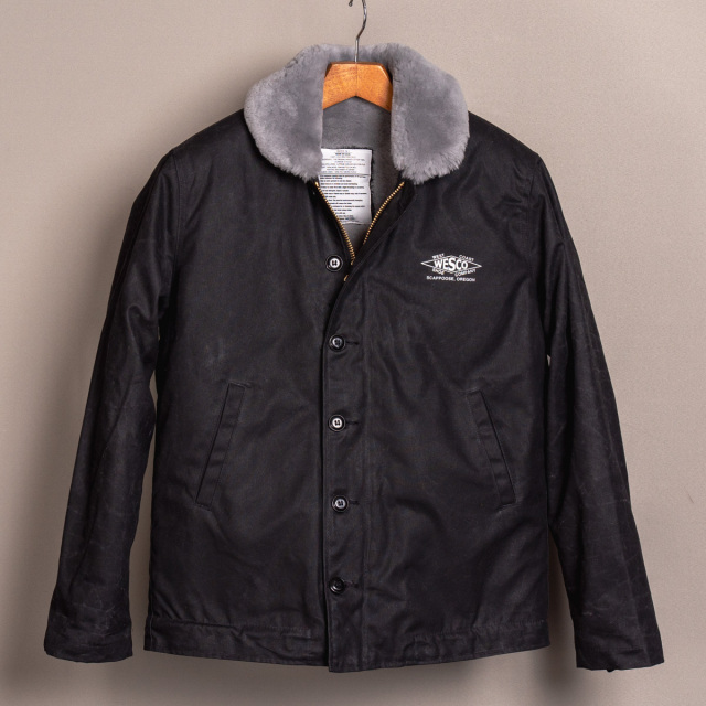 WESCO × DEHEN N-1 JACKET Black & Silver Sheep Skin Mouton ［ウエスコ］