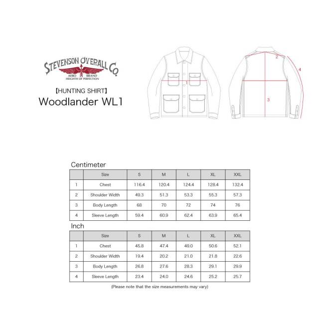 STEVENSON OVERALL Co. Woodlander - WL1 Wool Hunting Shirt Red Plaid