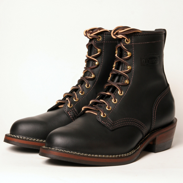 ［ウエスコ］ WESCO BOOTS PACKER 8丈 CUSTOM　BLK SMOOTH #269ソール