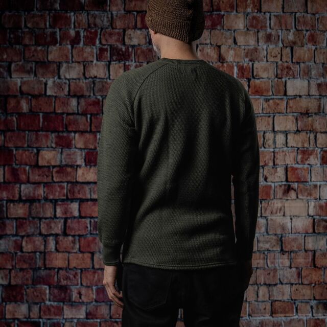 STEVENSON OVERALL Co. Wool Thermal Long Sleeve - WL Merino Wool (Olive)
