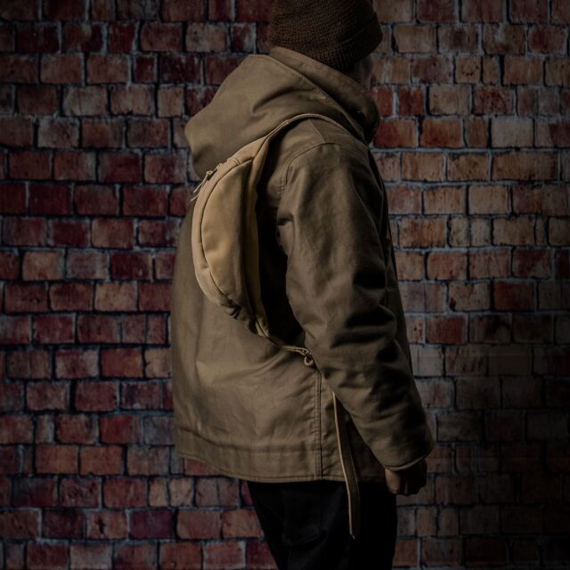 STEVENSON OVERALL Co. Navigateur - NG1 HOODED DECK JACKET Olive