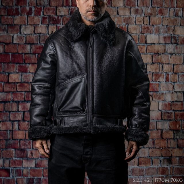 VANSON バンソン B-3 Jacket ムートン ジャケット 毛皮 B3 フライトジャケット