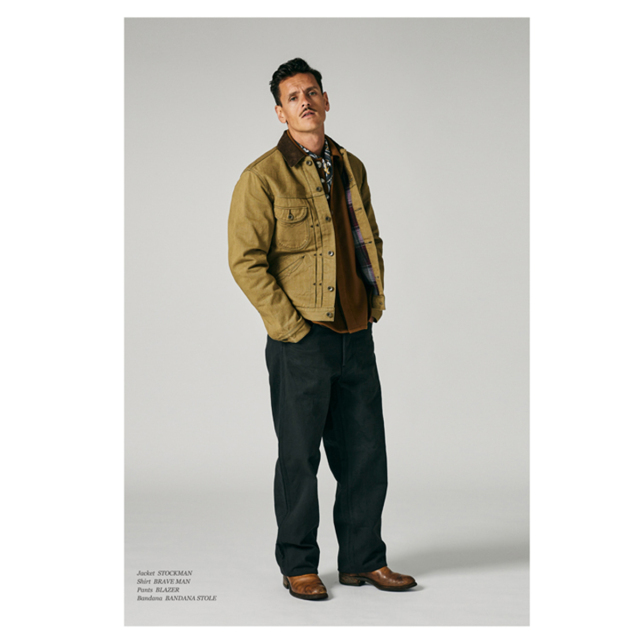STEVENSON OVERALL Co. Stockman -SM1 FLANNEL LINED COWBOY JAKCET