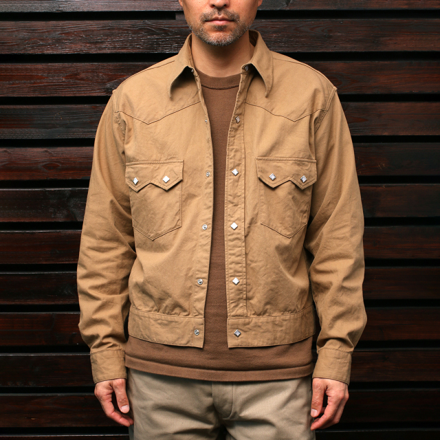 STEVENSON OVERALL CO. スティーブンソン STEVENSON OVERALL Co. Cotton Crewneck Thermal - CT Brown