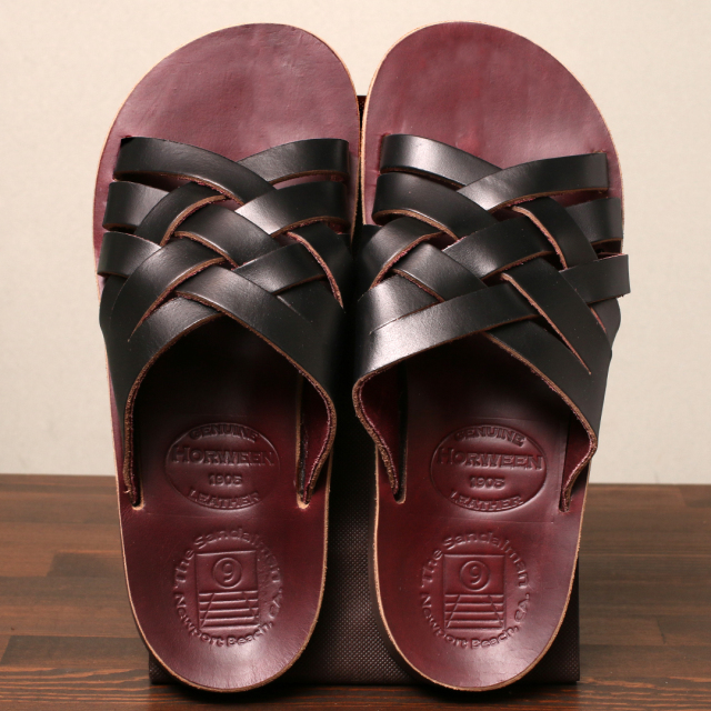 The Sandalman Weave Black x Tan Chromexcel サンダルマン ウェーブ クロムエキセルレザー