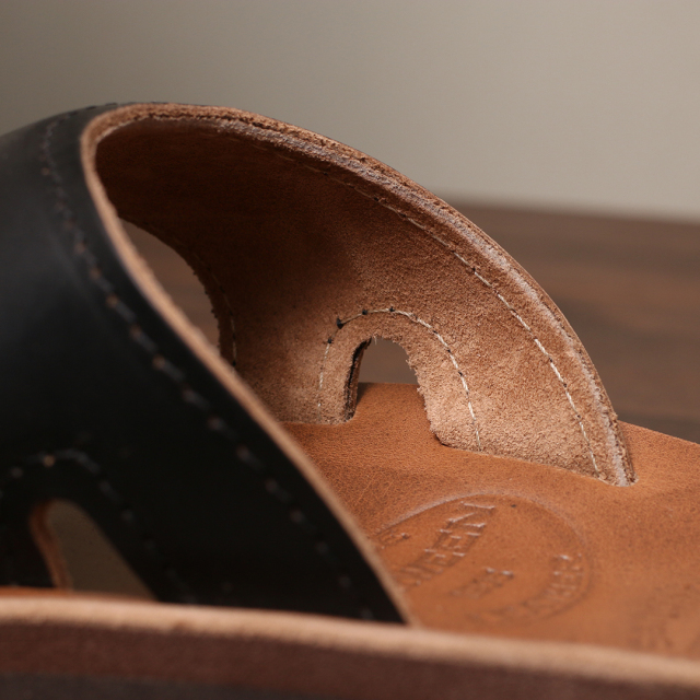 The Sandalman Weave Black x Tan Chromexcel サンダルマン ウェーブ クロムエキセルレザー