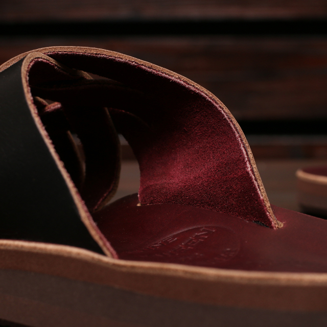 The Sandalman Weave Black x Tan Chromexcel サンダルマン ウェーブ クロムエキセルレザー