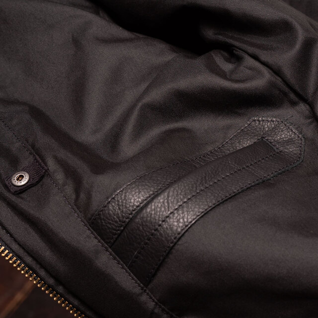 Vanson Special Custom Team Jacket Black ディアタンカウハイド