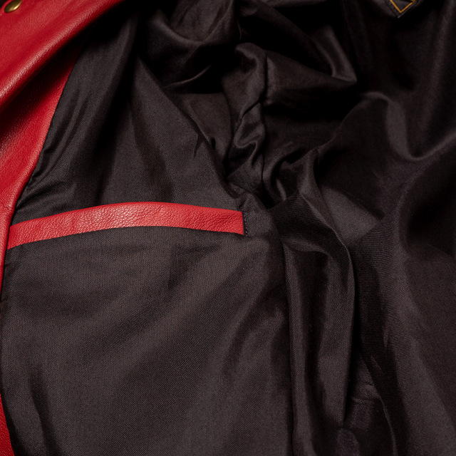 Vanson Special Custom Doulbe Riders Jacket Type 1 Red