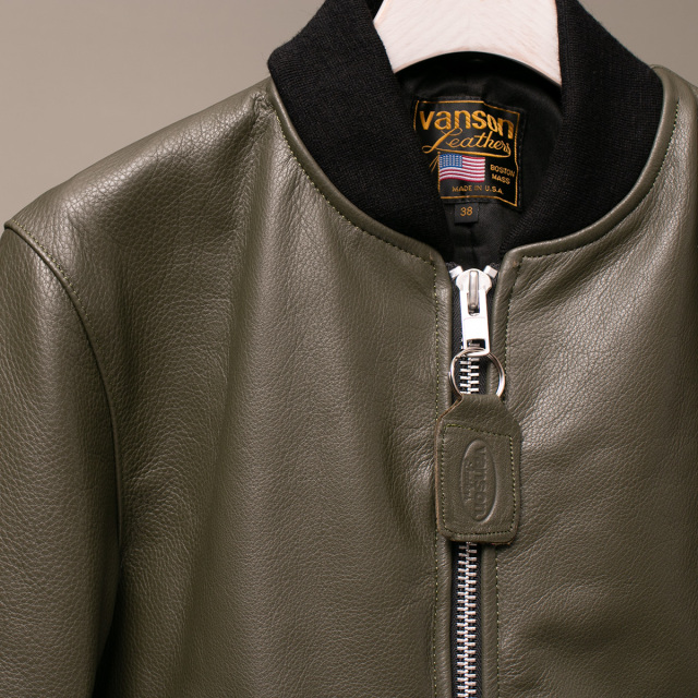Vanson Team Jacket TJ トップクオリティーのグレインレザーを使用