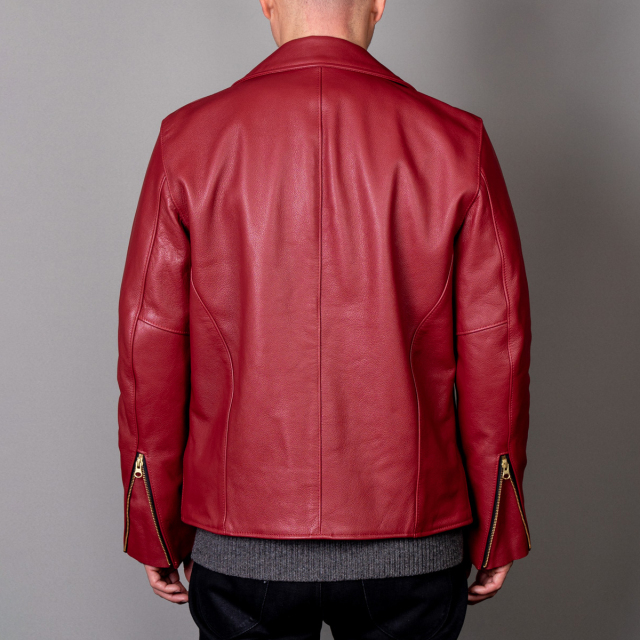 Vanson Special Custom Doulbe Riders Jacket Type 1 Red