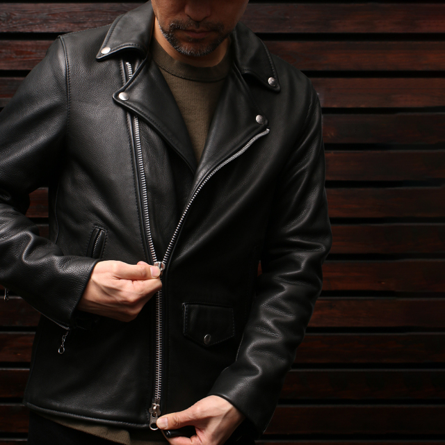 VANSON Leathers バンソン ライダースジャケット ディアスキン カウハイド