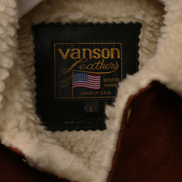 VANSON Leathers バンソン ライダースジャケット ディアスキン カウハイド