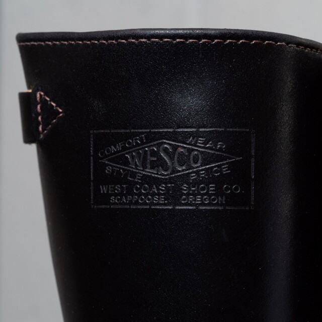 WESCO Vintage Riding Boots Black Horse Hide (2022 Japan Limited)