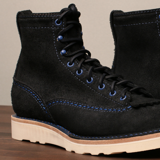 ウエスコ］ WESCO BOOTS JOBMASTER LTT ブラックタイ・ラフアウト ネイビーブルーカスタム 7インチ丈