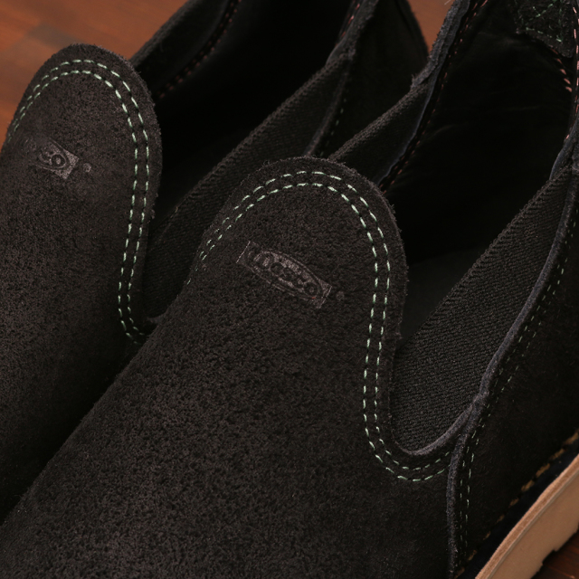 WESCO CUSTOM ROMEO Black Rough out カーキステッチ