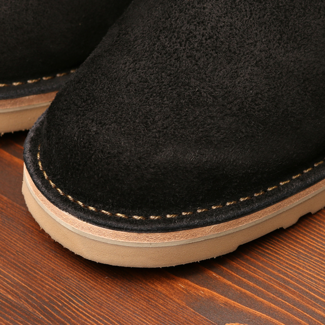 WESCO CUSTOM ROMEO Black Rough out カーキステッチ