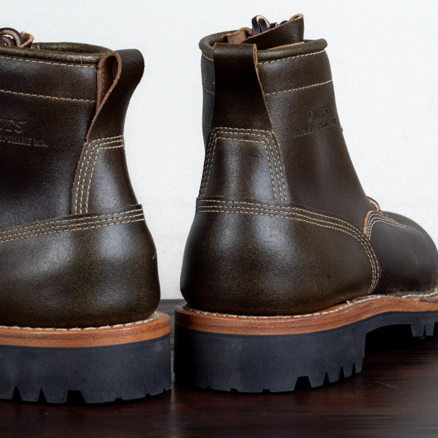 WHITE'S BOOTS ノースウエスト ホワイツ USA WHITES元箱付 WHITE'S】 6'' NORTH WEST LTT(6H(24.5cm) ROUGHOUT BLACK