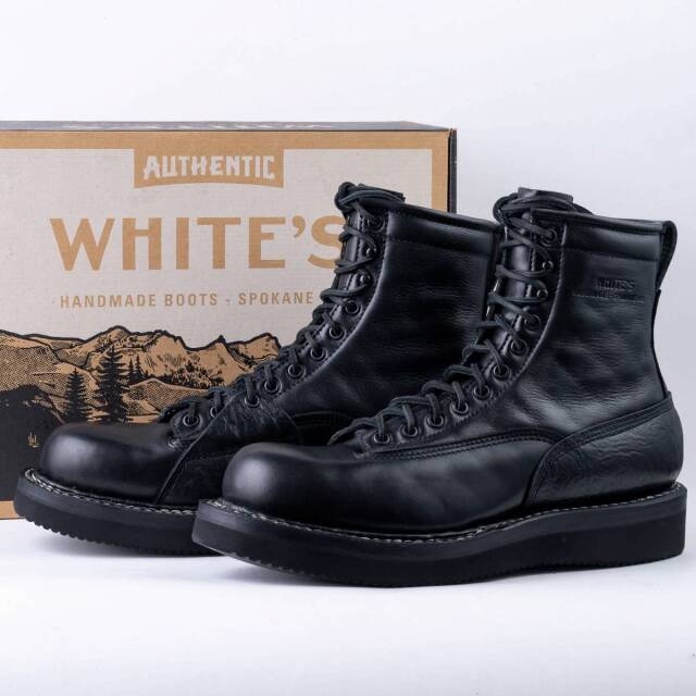 WHITE'S BOOTS NORTHWEST 375LTT-CIL Black Calf x Bullhide Insulated