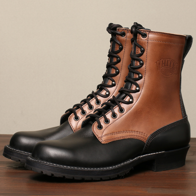 [ホワイツ] WHITE'S BOOTS スモークジャンパー 375HC-LUG クロムエキセルレザー ツートン