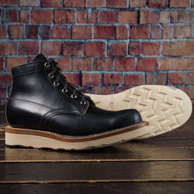 PITCH BLACK 14ポンド プラグ無し ホワイツブーツ] WHITE'S BOOTS SEMIDRESS セミドレスブーツ C461木型