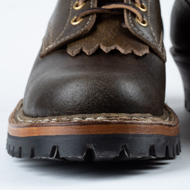 [ホワイツ] WHITE'S BOOTS 350V オリーブグリーン ワックスフレッシュレザー 55セミドレスラスト