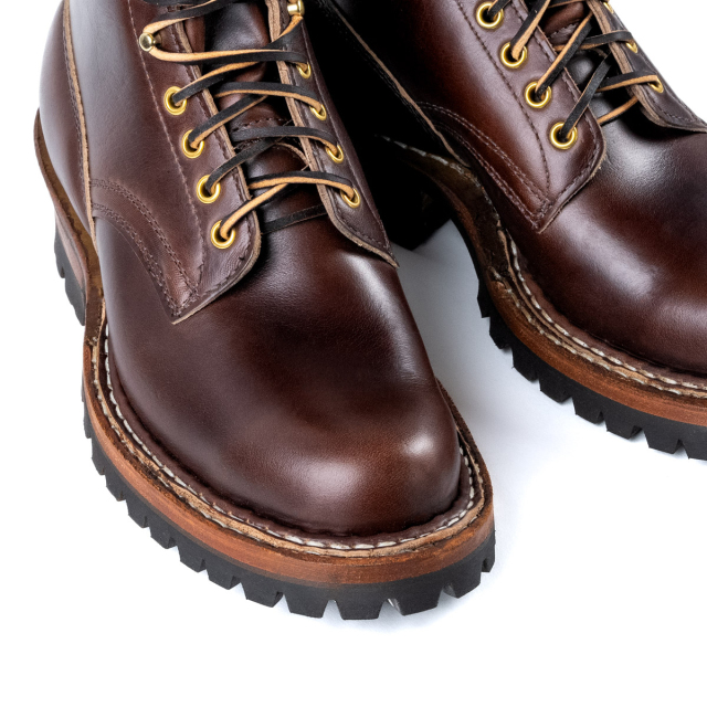 [ホワイツ] WHITE'S BOOTS 375V スモークジャンパー7丈 ブラウン クロムエキセルレザー セミドレス木型