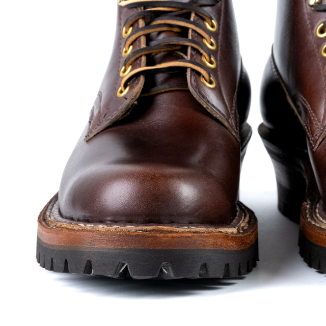 [ホワイツ] WHITE'S BOOTS 375V スモークジャンパー7丈 ブラウン クロムエキセルレザー セミドレス木型