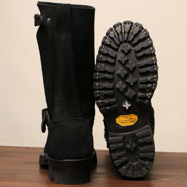 [ホワイツ] WHITE'S BOOTS Nomad ノマド エンジニアブーツ ブラックラフアウトレザー