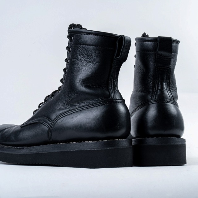 WHITE'S BOOTS NORTHWEST 7 Black Wedge Sole Black Calf