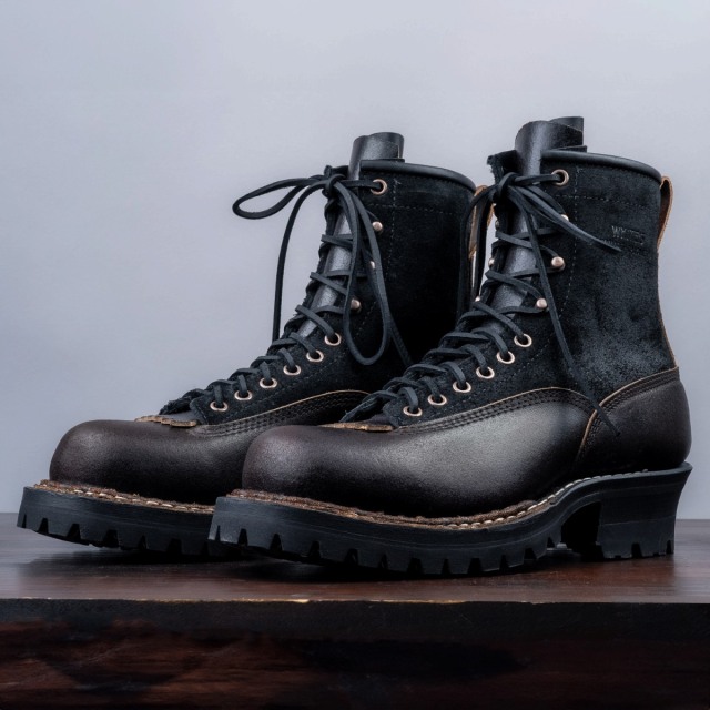 White's Boots Smoke Jumper Brown Wax Flesh x Black Rough Out 7 LTT
