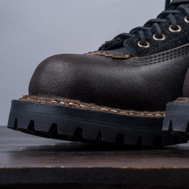 White's Boots Smoke Jumper Brown Wax Flesh x Black Rough Out 7 LTT