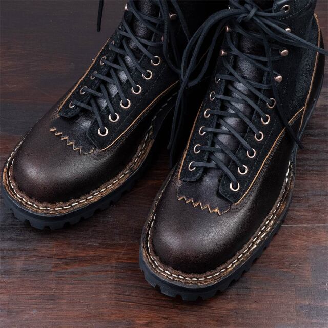 White's Boots Smoke Jumper Brown Wax Flesh x Black Rough Out 7 LTT