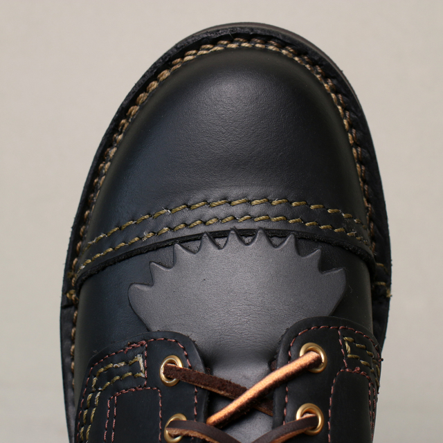 ［ウエスコ ブーツ］ WESCO BOOTS JOBMASTER ブラックタイ 9インチ丈 トウキャップ カーキステッチ