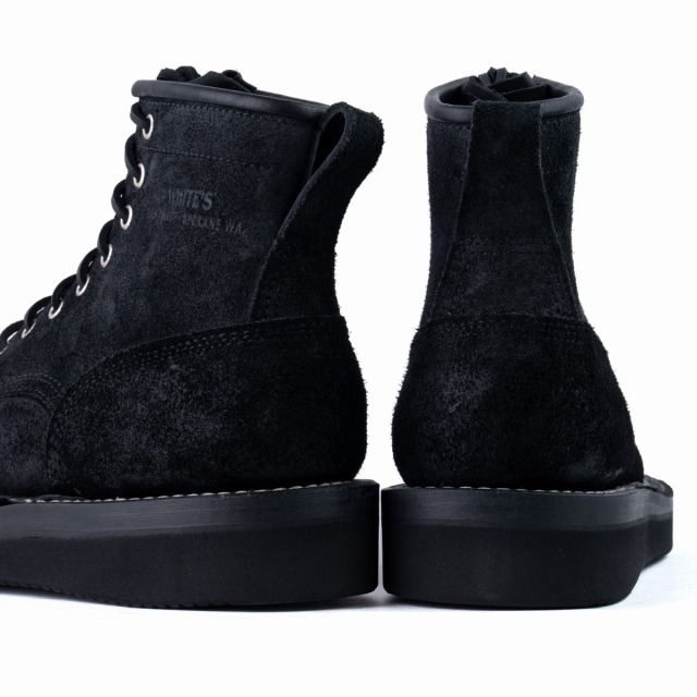 WHITE'S BOOTS NORTHWEST 6 BK Rough Out ブラック2021ソール