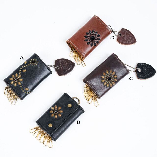 HTC Leather Key Case Flower