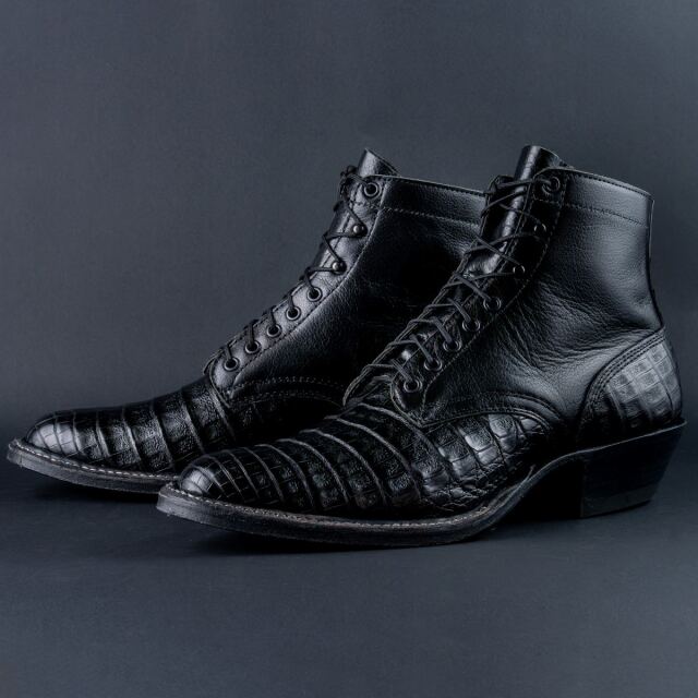 ホワイツブーツ] WHITE'S BOOTS 795L Packer Black Caiman x Buffalo