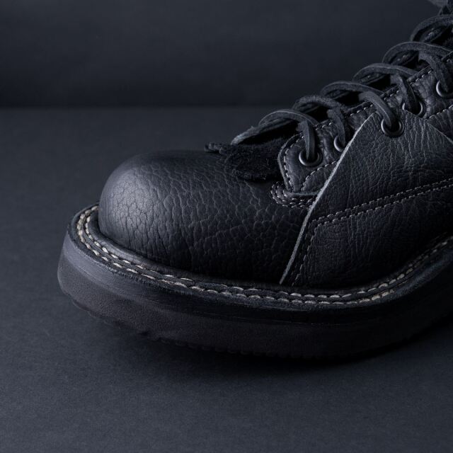 WHITE'S BOOTS 300 OXFORD SHOE C461 Last LTT Black Bison x Oiled Bullhide バイソンレザー