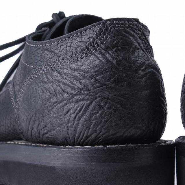 WHITE'S BOOTS 300 OXFORD SHOE C461 Last LTT Black Bison x Oiled Bullhide バイソンレザー